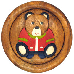 Kinderhocker Holz Teddy