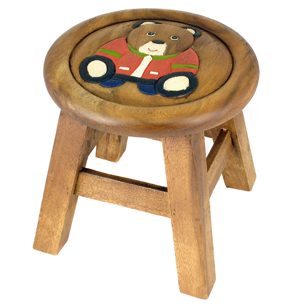 Kinderhocker Holz Teddy