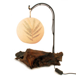 Holz Tischlampe Wurzel